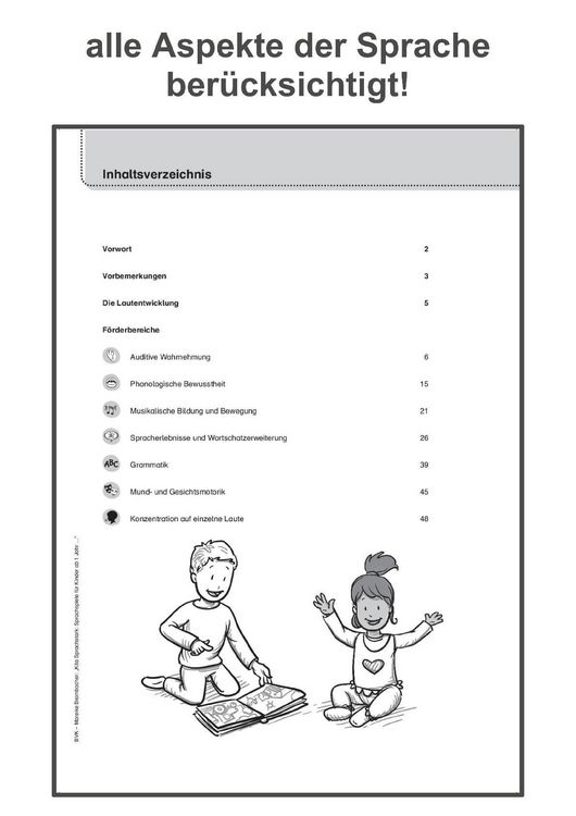 Produktbild: Kita Sprachstark: Sprachspiele f&uuml;r Kinder ab 1 Jahr