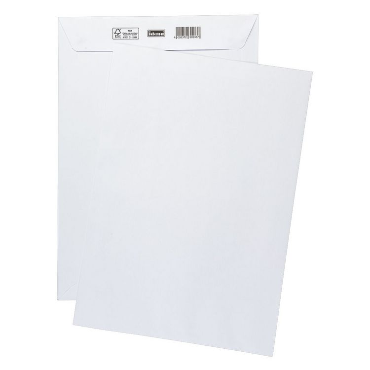 Produktbild: Idena Versandtaschen ohne Fenster haftklebend 100g/m&sup2; wei&szlig; DIN C4 10 St&uuml;ck
