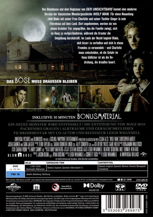 Produktbild: Wolf Man (2025)