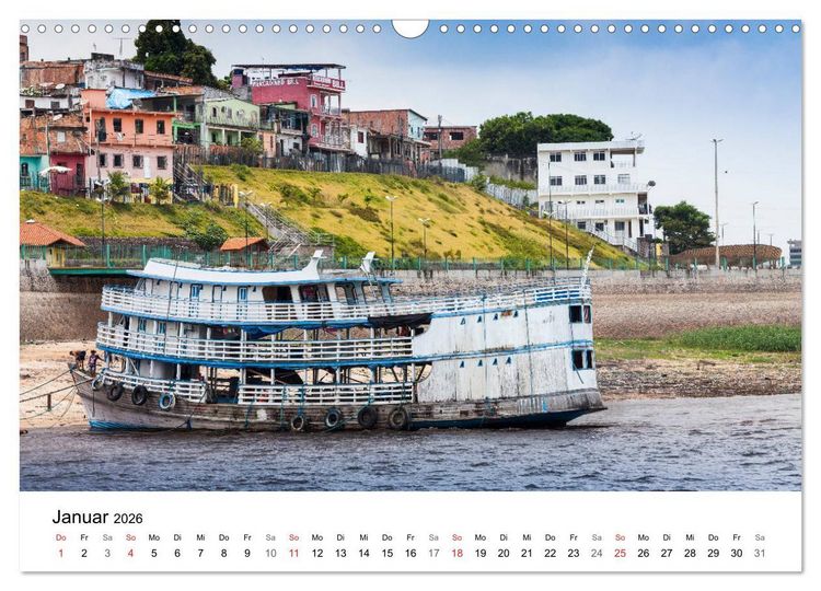 Produktbild: Mythos Amazonas - Naturparadies Brasiliens (Wandkalender 2026 DIN A3 quer), CALVENDO Monatskalender