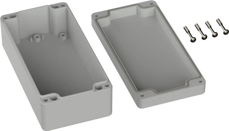Produktbild: TRU COMPONENTS TC-9065472 Outdoor-Geh&auml;use 160 x 80 x 55 Polycarbonat Lichtgrau (RAL 7035) 1 St.