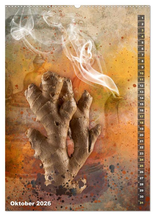 Produktbild: kochKUNST Verliebt in Omas K&uuml;che (Wandkalender 2026 DIN A2 hoch), CALVENDO Monatskalender