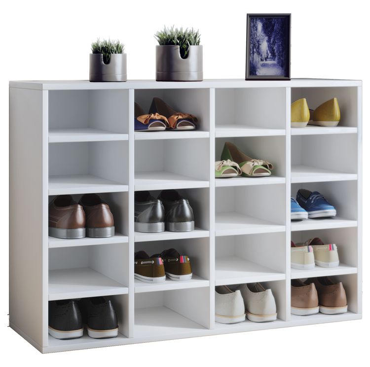 Produktbild: Holz Regal Schuhschrank Schuhregal Hinsol L