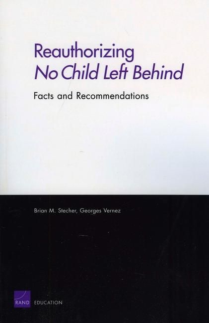 Produktbild: Reauthorizing No Child Left Behind: Facts and Recommendations