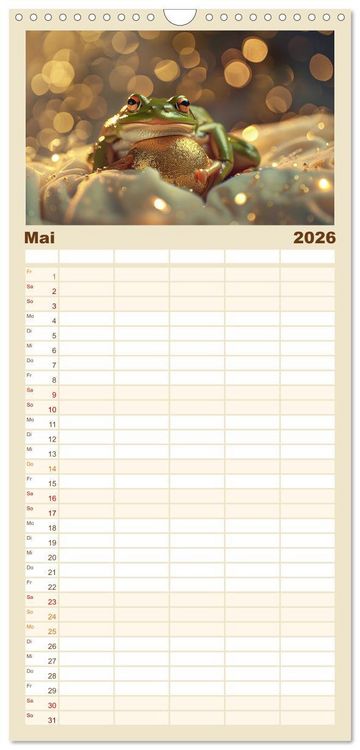 Produktbild: Familienplaner 2026 - Einfach mal abh&auml;ngen mit 5 Spalten (Wandkalender, 21 x 45 cm) CALVENDO