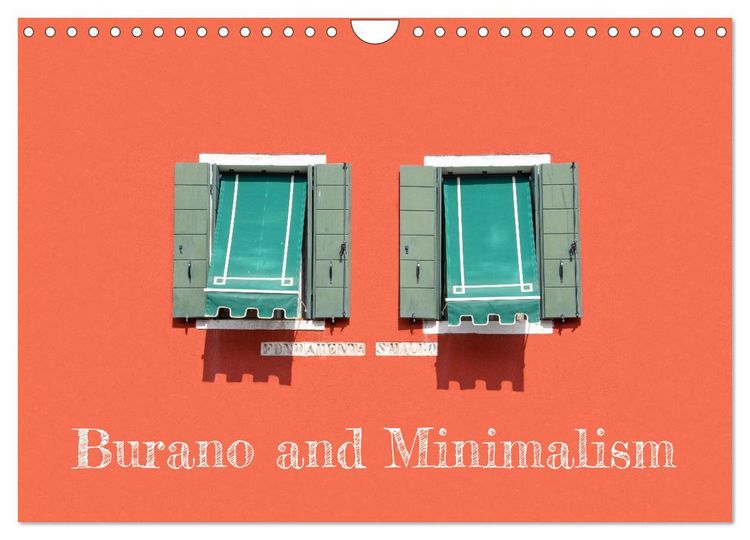 Produktbild: Burano and Minimalism (Wall Calendar 2026 DIN A4 landscape), CALVENDO 12 Month Wall Calendar