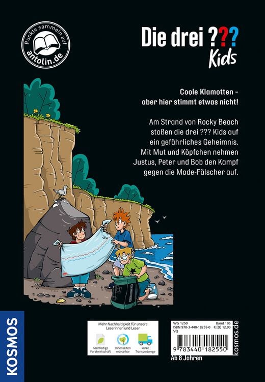 Produktbild: Die drei ??? Kids, 105, Fiese F&auml;lscherbande
