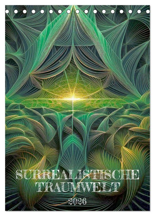 Produktbild: Surrealistische Traumwelt (Tischkalender 2026 DIN A5 hoch), CALVENDO Monatskalender