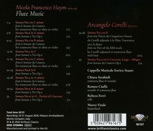 Produktbild: Haym/Corelli:Flute Music