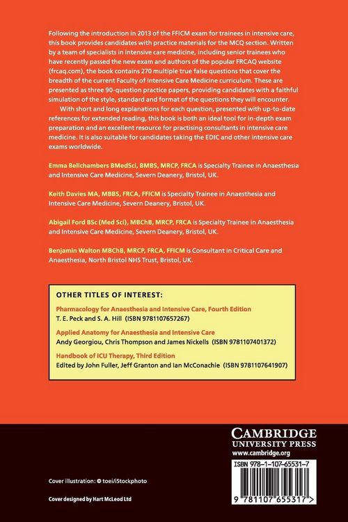 Produktbild: Multiple True False Questions for the Final FFICM