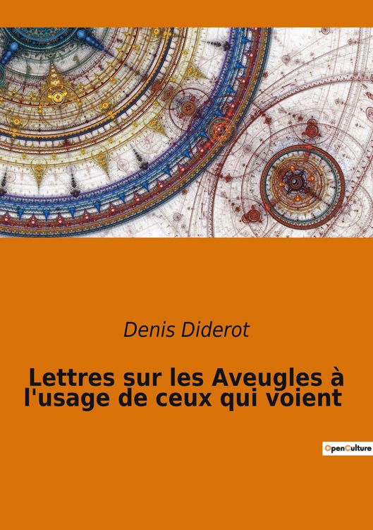 Produktbild: Lettres sur les Aveugles &agrave; l'usage de ceux qui voient