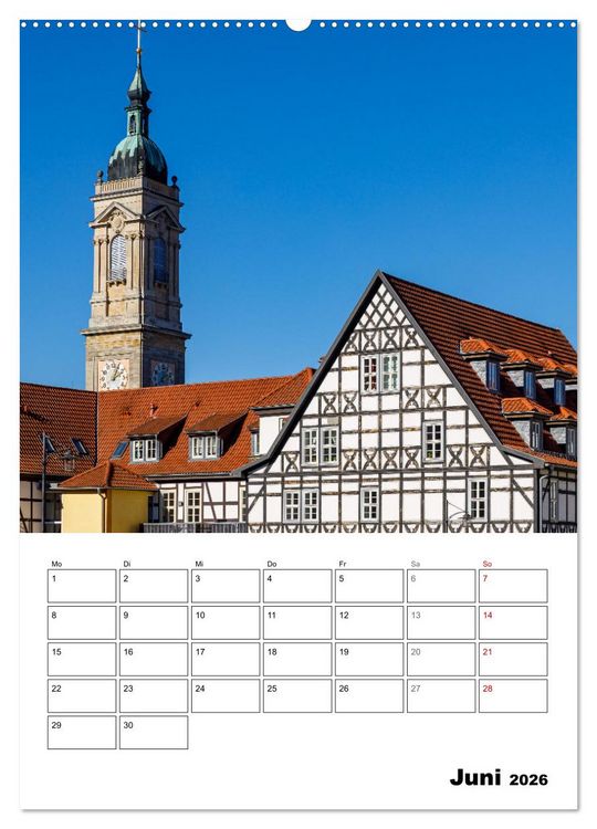 Produktbild: Historisches Eisenach (Wandkalender 2026 DIN A2 hoch), CALVENDO Monatskalender