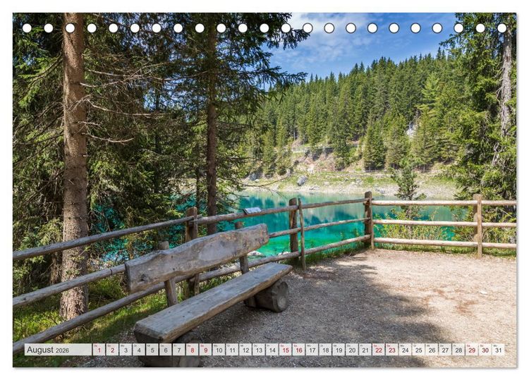 Produktbild: MAGISCHES S&Uuml;DTIROL (Tischkalender 2026 DIN A5 quer), CALVENDO Monatskalender