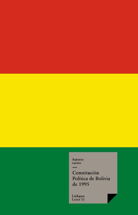 Produktbild: Constituci&oacute;n de Bolivia de 1995