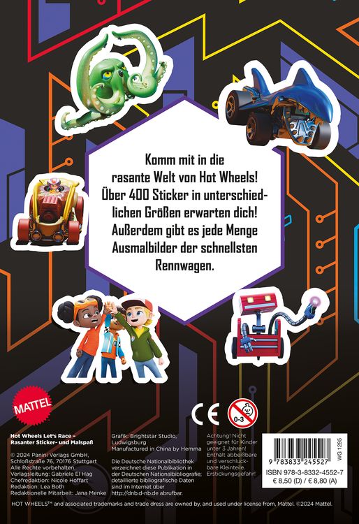 Produktbild: Hot Wheels&trade; Let's Race: Rasanter Sticker- und Malspa&szlig;