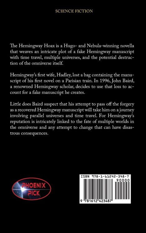 Produktbild: The Hemingway Hoax-Hugo and Nebula Winning Novella