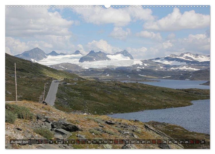 Produktbild: Norwegen 2026 - Im Land der Fjorde, Fjelle und Trolle (Wandkalender 2026 DIN A2 quer), CALVENDO Monatskalender