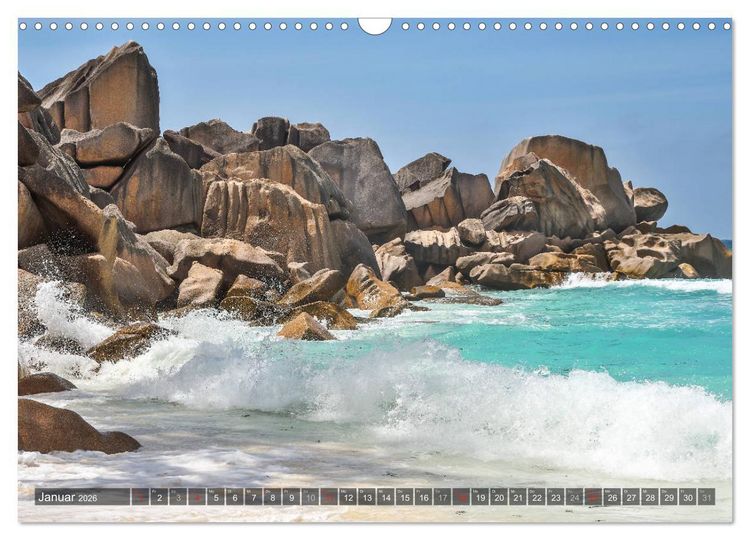 Produktbild: Seychellen - Das letzte Paradies auf Erden (Wandkalender 2026 DIN A3 quer), CALVENDO Monatskalender