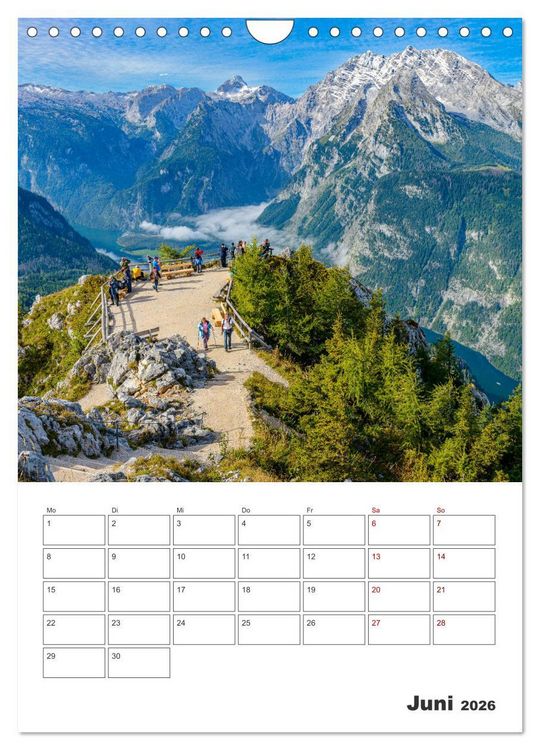 Produktbild: Vier Jahreszeiten im Berchtesgadener Land (Wandkalender 2026 DIN A4 hoch), CALVENDO Monatskalender