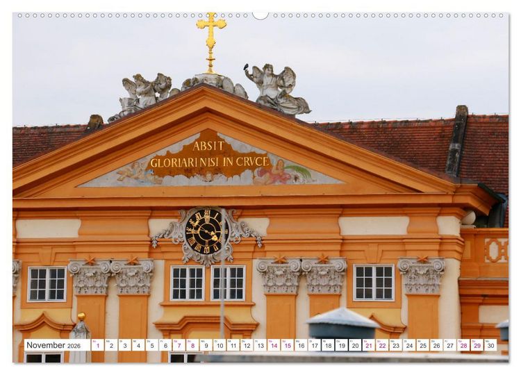Produktbild: Ansichten vom Stift in Melk (Wandkalender 2026 DIN A2 quer), CALVENDO Monatskalender