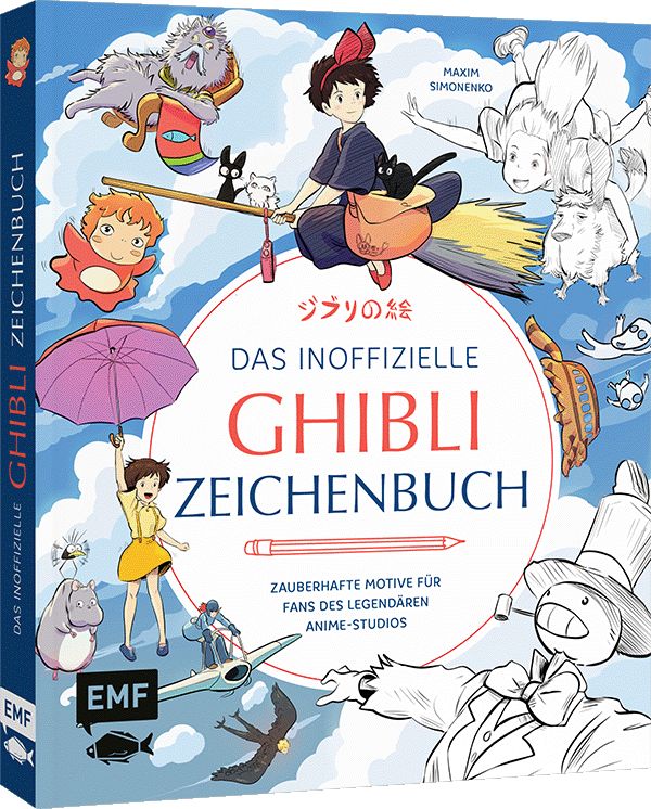 Produktbild: Das inoffizielle Ghibli-Zeichenbuch &ndash; Zauberhafte Motive f&uuml;r Fans des legend&auml;ren Anime-Studios