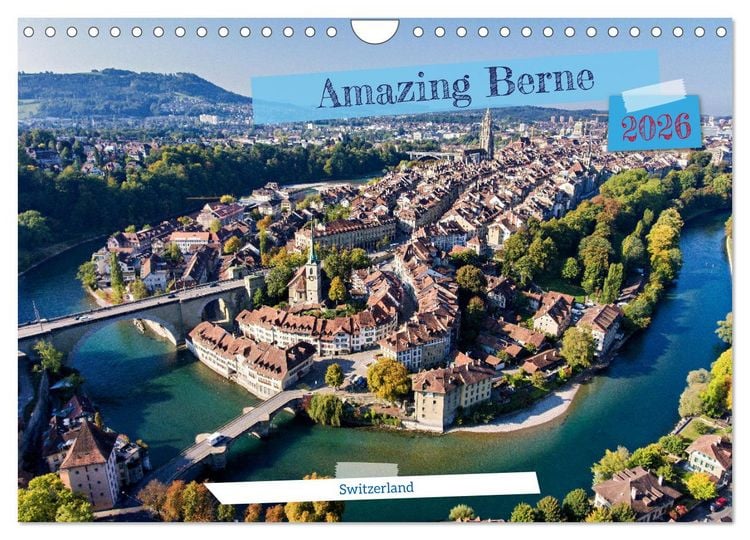 Produktbild: Amazing Berne - Switzerland (Wall Calendar 2026 DIN A4 landscape), CALVENDO 12 Month Wall Calendar