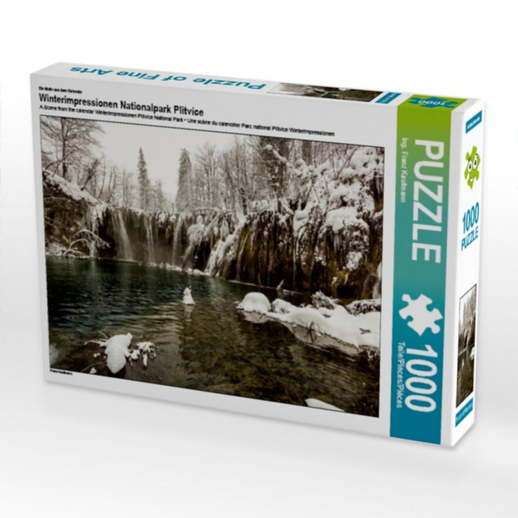 Produktbild: Ein Motiv aus dem Kalender Winterimpressionen Nationalpark Plitvice (Puzzle)