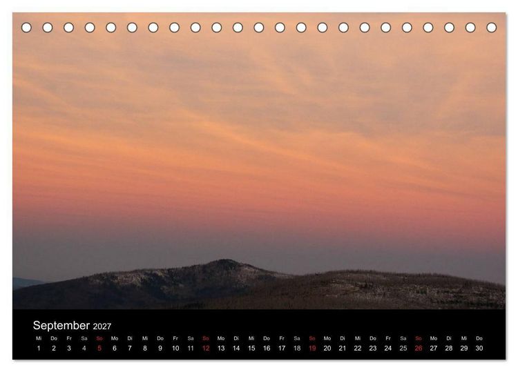 Produktbild: Bayerischer Wald - der Osten Bayerns (Tischkalender 2027 DIN A5 quer), CALVENDO Monatskalender