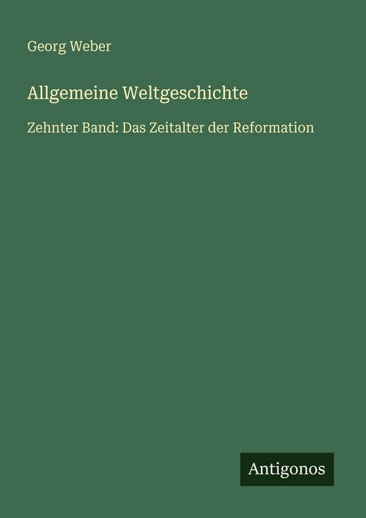Produktbild: Allgemeine Weltgeschichte