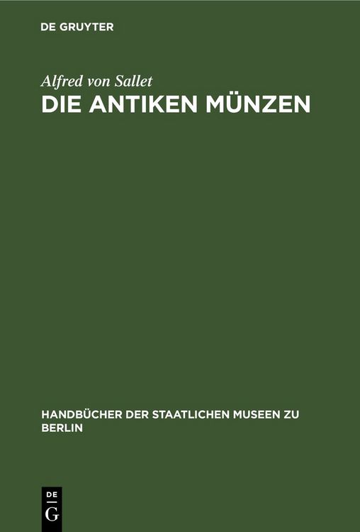Produktbild: Die Antiken M&uuml;nzen