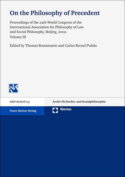 Produktbild: On the Philosophy of Precedent