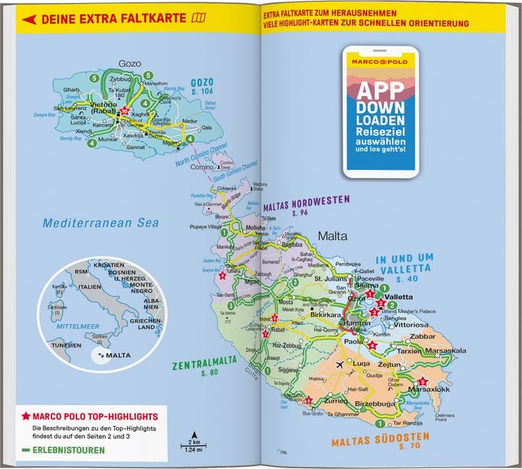 Produktbild: MARCO POLO Reiseführer Malta & Gozo