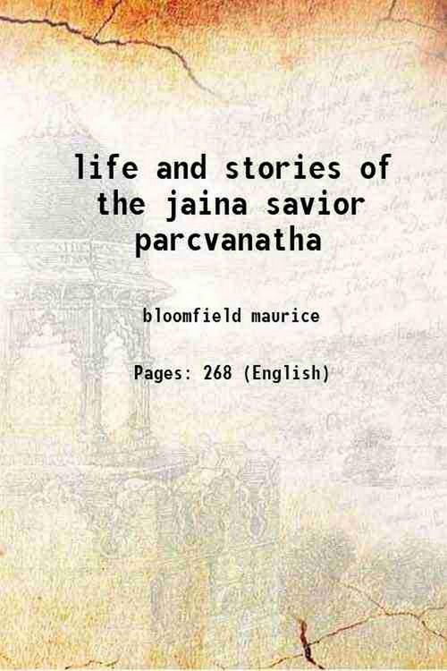 Produktbild: Life And Stories Of The Jaina Savior Parcvanatha