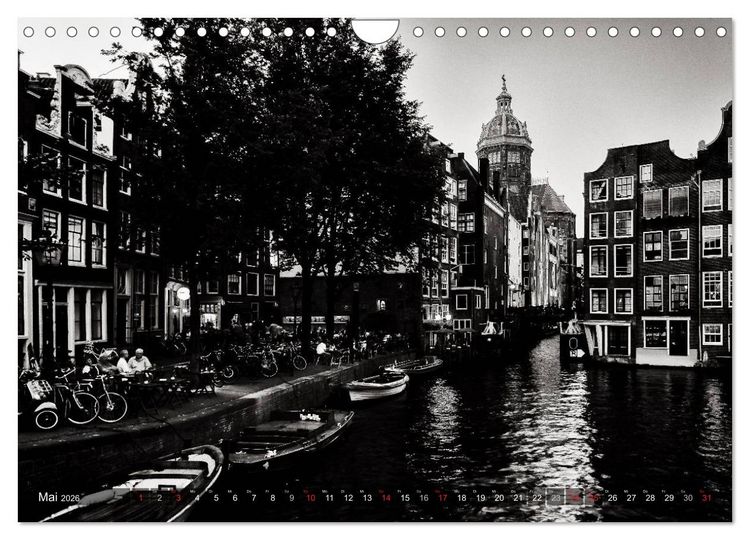 Produktbild: Ein Blick auf Amsterdam (Wandkalender 2026 DIN A4 quer), CALVENDO Monatskalender