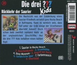 Produktbild: Die drei ??? Kids (31) R&uuml;ckkehr der Saurier