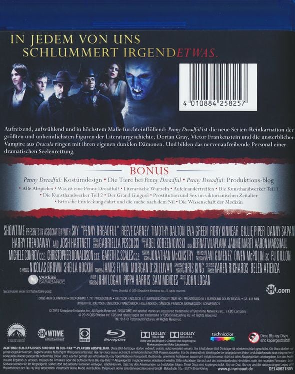 Penny Dreadful - Staffel 1 [3 BRs]