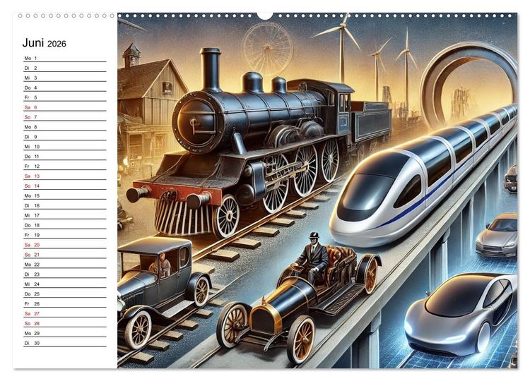 Produktbild: Fortschritt im Fokus - Wandel der Zeit (Wandkalender 2026 DIN A2 quer), CALVENDO Monatskalender