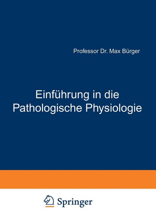Produktbild: Einf&uuml;hrung in die Pathologische Physiologie