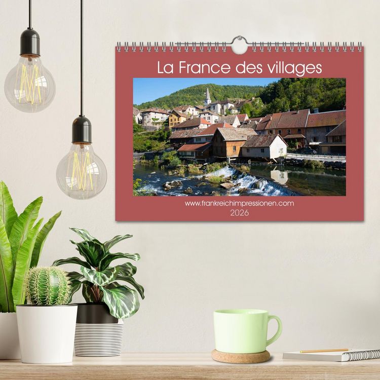 Produktbild: La France des villages (Calendrier mural 2026 DIN A4 vertical), CALVENDO calendrier mensuel