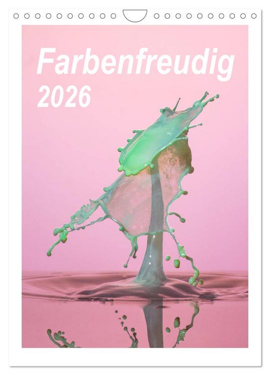 Produktbild: Farbenfreudig (Wandkalender 2026 DIN A4 hoch), CALVENDO Monatskalender