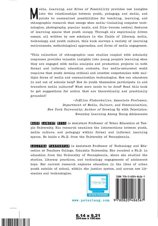 Produktbild: Media, Learning, and Sites of Possibility