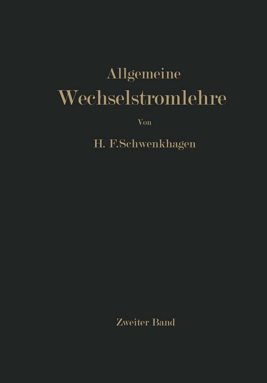 Produktbild: Allgemeine Wechselstromlehre