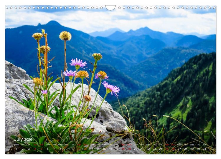 Produktbild: German and Austrian Alps (Wall Calendar 2026 DIN A3 landscape), CALVENDO 12 Month Wall Calendar