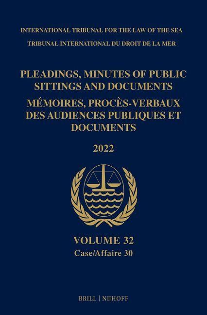 Produktbild: Pleadings, Minutes of Public Sittings and Documents/M&eacute;moires, Proces-Verbaux Des Audiences Publiques Et Documents (2022)