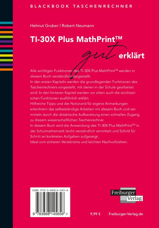 Produktbild: TI-30X Plus MathPrint gut erkl&auml;rt