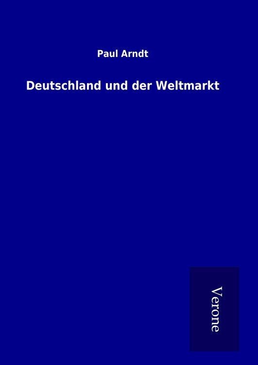 Produktbild: Deutschland und der Weltmarkt
