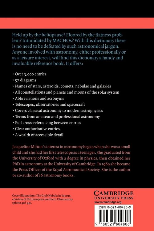 Produktbild: Cambridge Dictionary of Astronomy