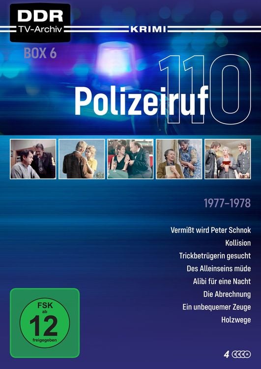 Bild vom Artikel Polizeiruf 110 - Box 6 (DDR TV-Archiv) mit Sammlerrücken [4 DVDs] vom Autor Peter Borgelt