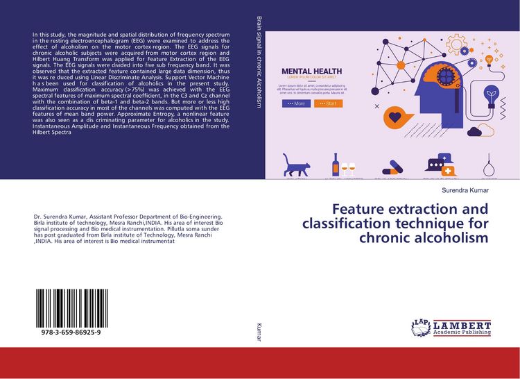 Produktbild: Feature extraction and classification technique for chronic alcoholism