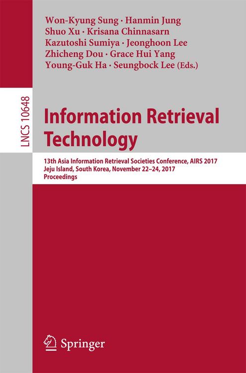 Produktbild: Information Retrieval Technology